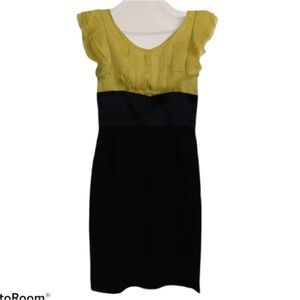 Catherine Malandrino Lime Green/Yellow Dress